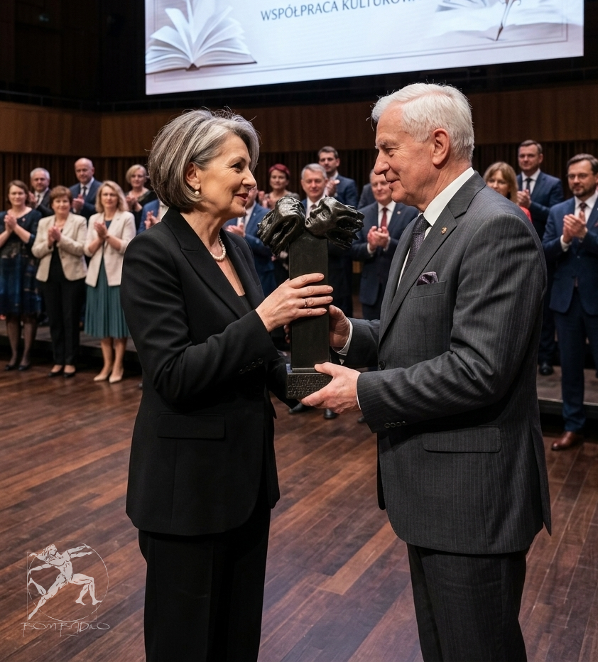 rzeźbiona statuetka to wyjątkowe uhonorowanie laureatów prestiżowych gali - rzeźba Łukasz Cześniak pracownia Bombadilo.pl